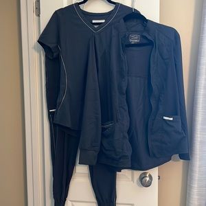 Gray Sketchers by Barco Scrubs, Gray Cherokee Revolution Jacket